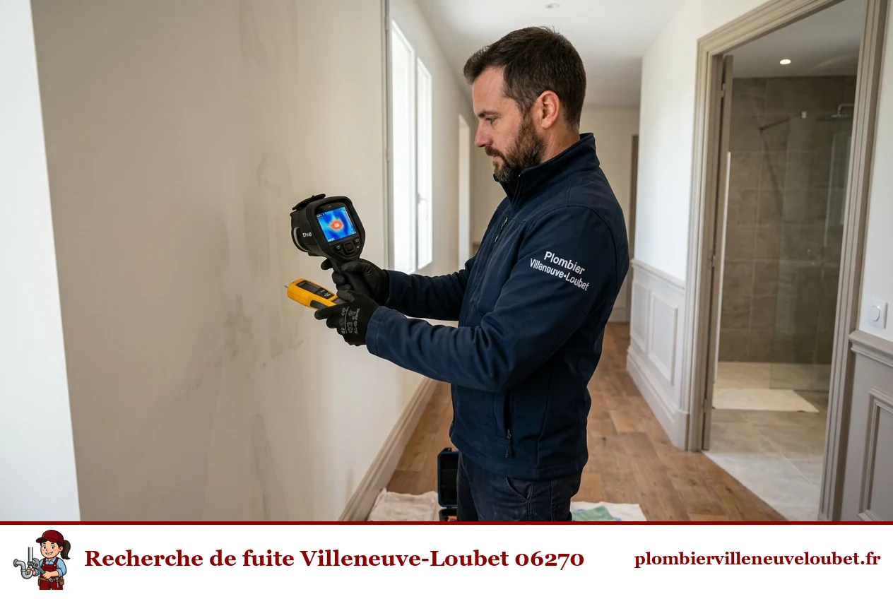 Détection de fuite à Villeneuve-Loubet